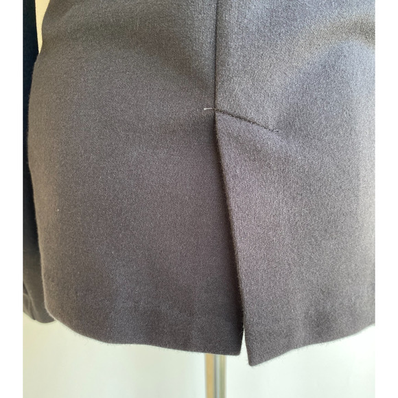 Miller Wendt Black Soft Knit Sloane Blazer Military Patches Large size XS - Picture 13 of 15